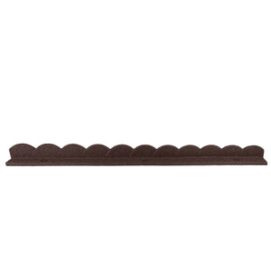 L Shape Rubber Border- Scalloped