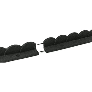 L Shape Rubber Border- Scalloped