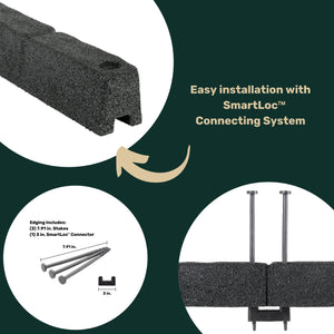 Cobblestone SmartLoc Rubber Border