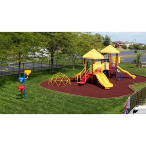 Playsafer Rubber Mulch | Terra Cotta Red
