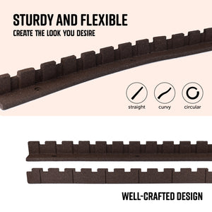 L shape  Rubber Border - Castle