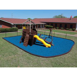 Playsafer Rubber Mulch | Blue