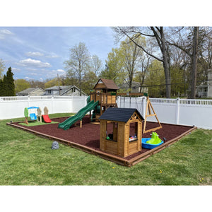 Playsafer Rubber Mulch | Terra Cotta Red