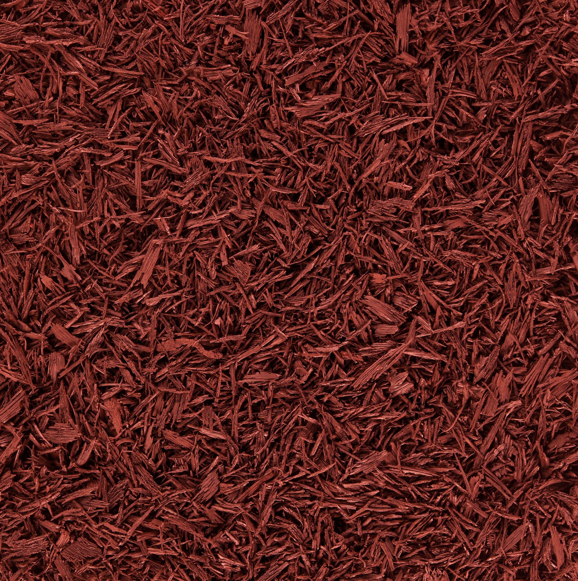 Shredded Rubber Mulch | Red