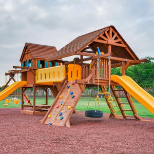 Playsafer Rubber Mulch | Terra Cotta Red