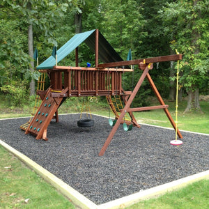 Playsafer Rubber Mulch | Unpainted Black