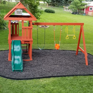 Playsafer Rubber Mulch | Unpainted Black
