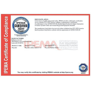 Landscape Rubber Mulch | Unpainted Black