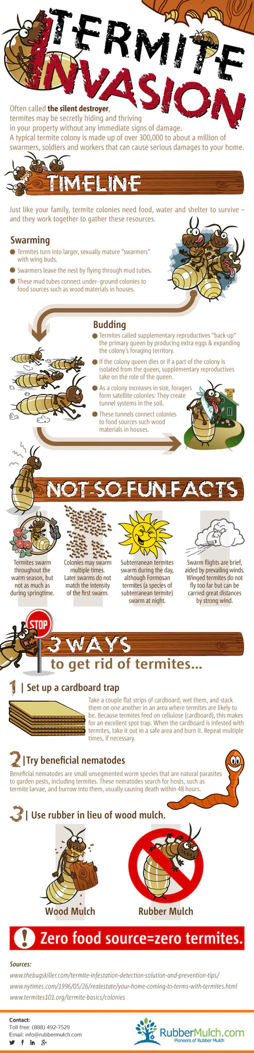 The Silent Destroyer: A Termite Home Invasion Timeline {Infographic}