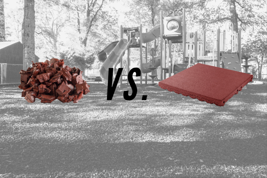 Rubber Mulch vs Rubber Playground Tiles Pros and Cons
