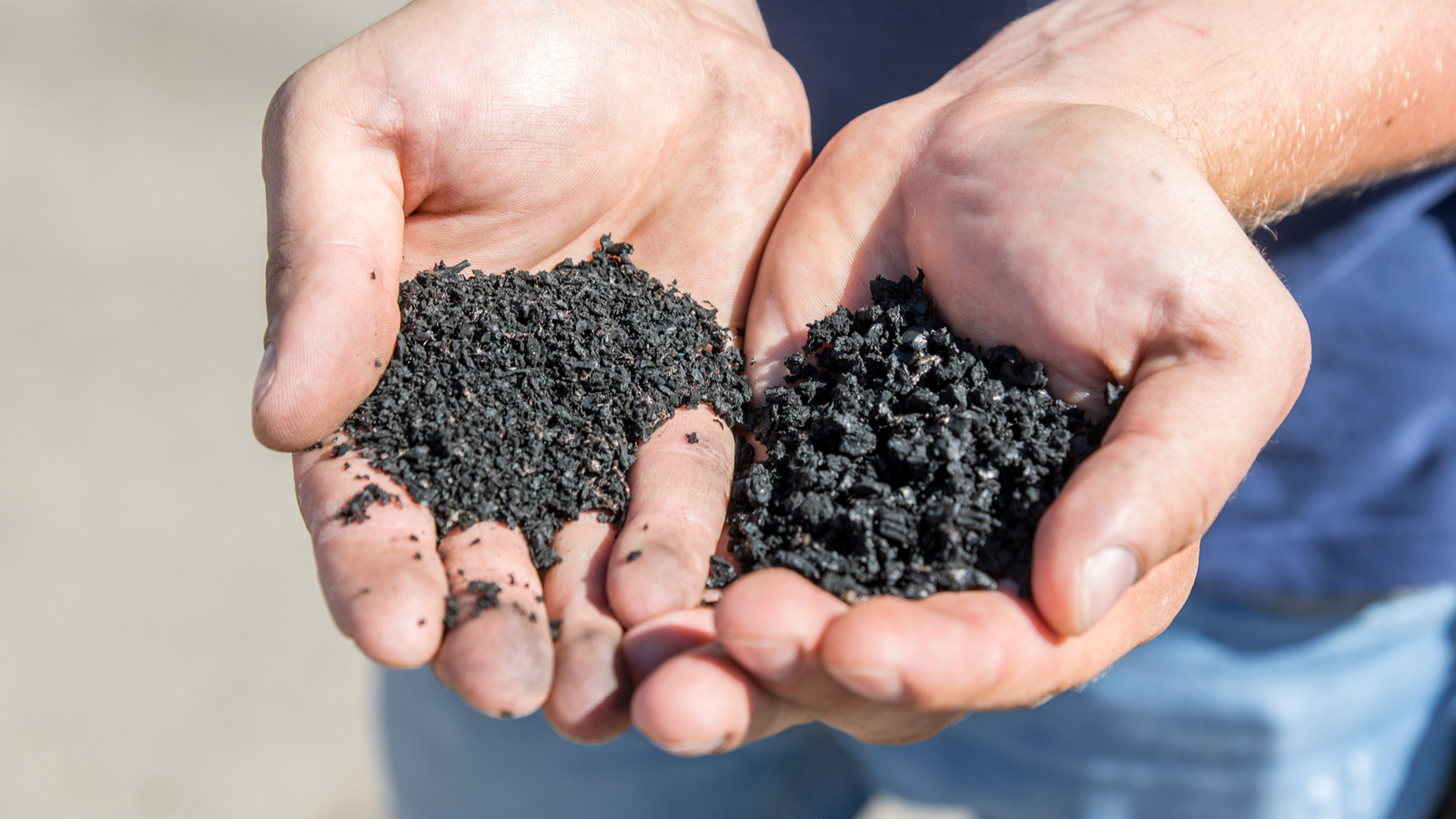 Rubber Mulch Or Rubber Playground Tiles