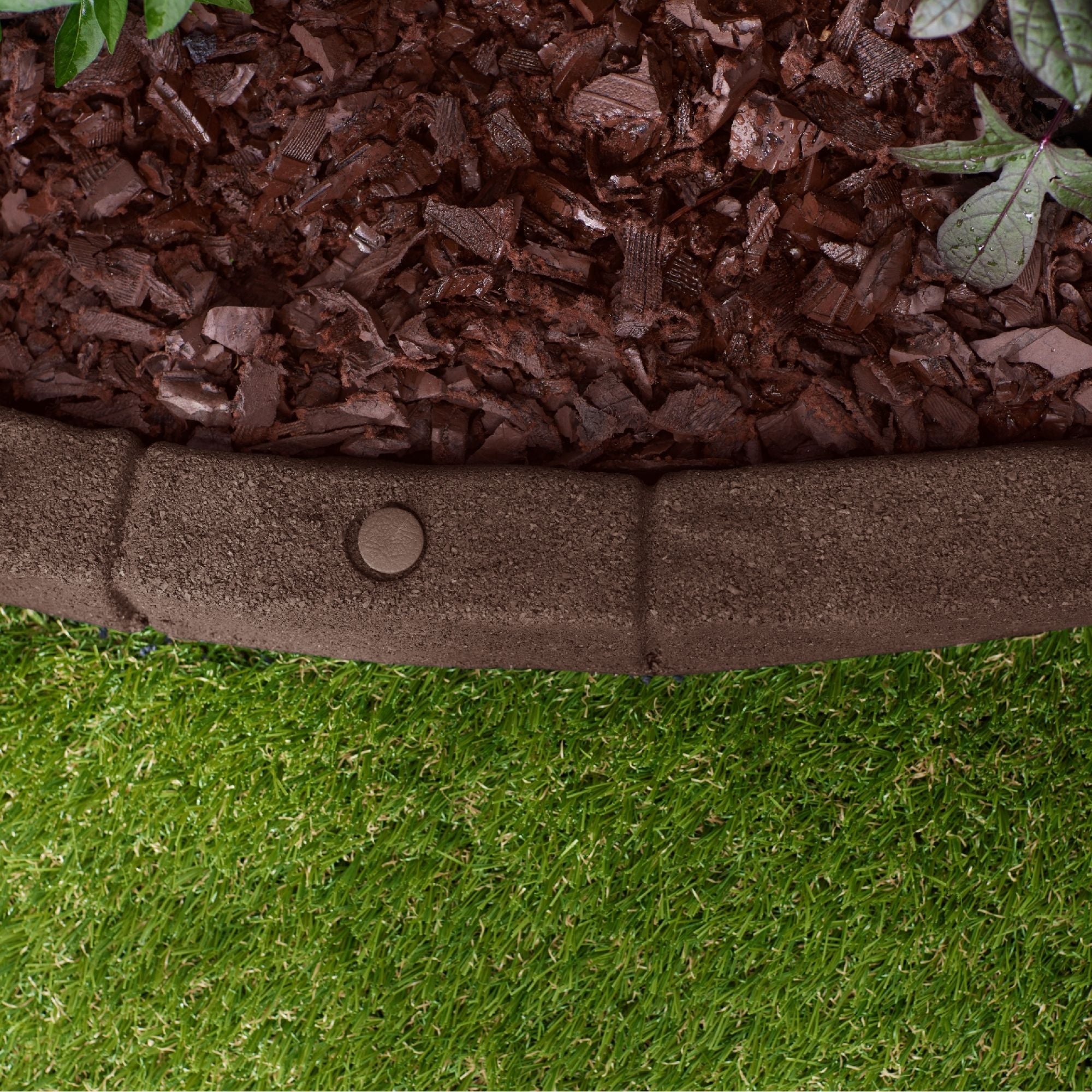 lowes rubber tree rings Cobblestone SmartLoc Rubber Border