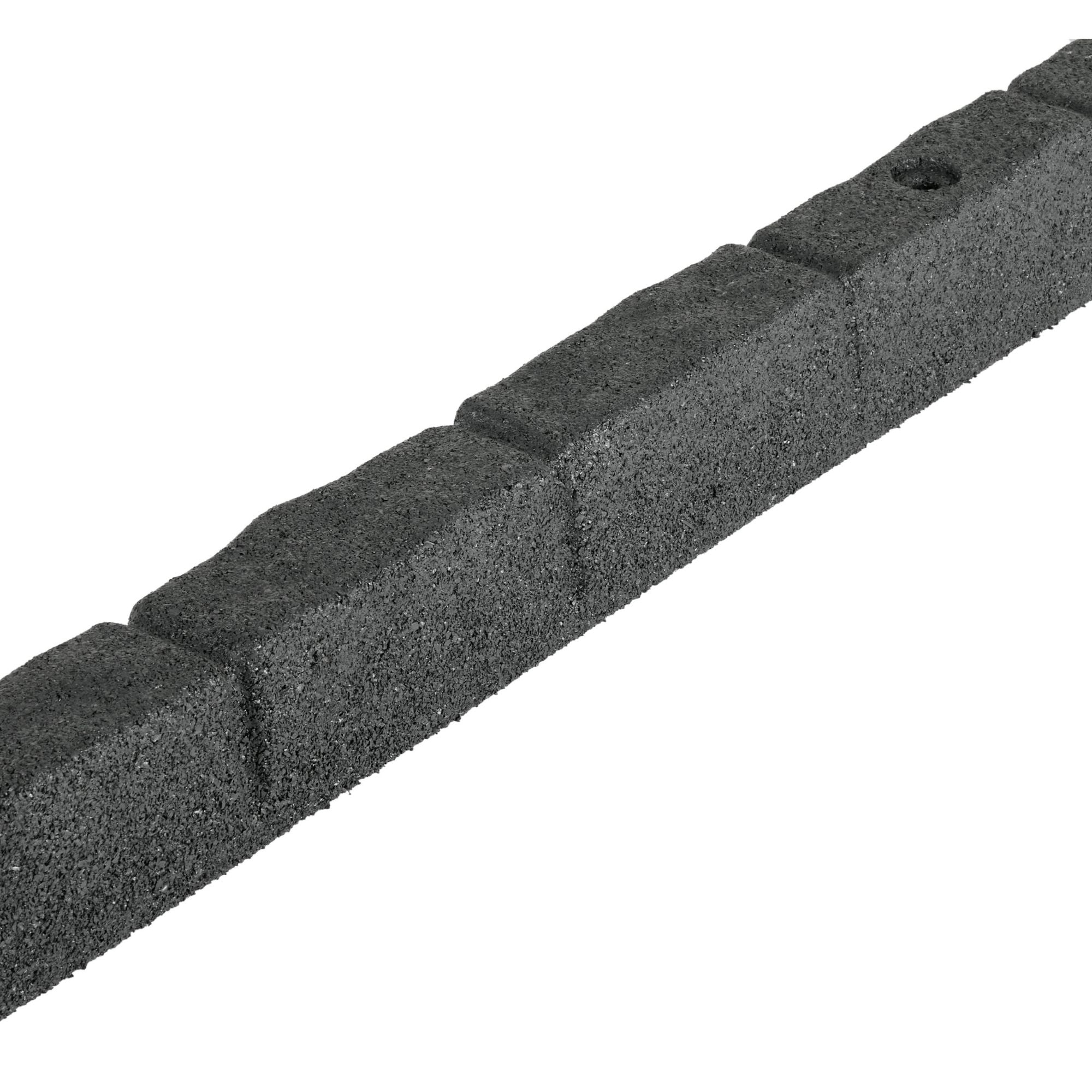 Rubble Border Cobblestone SmartLoc Rubber Border - RubberMulch.com