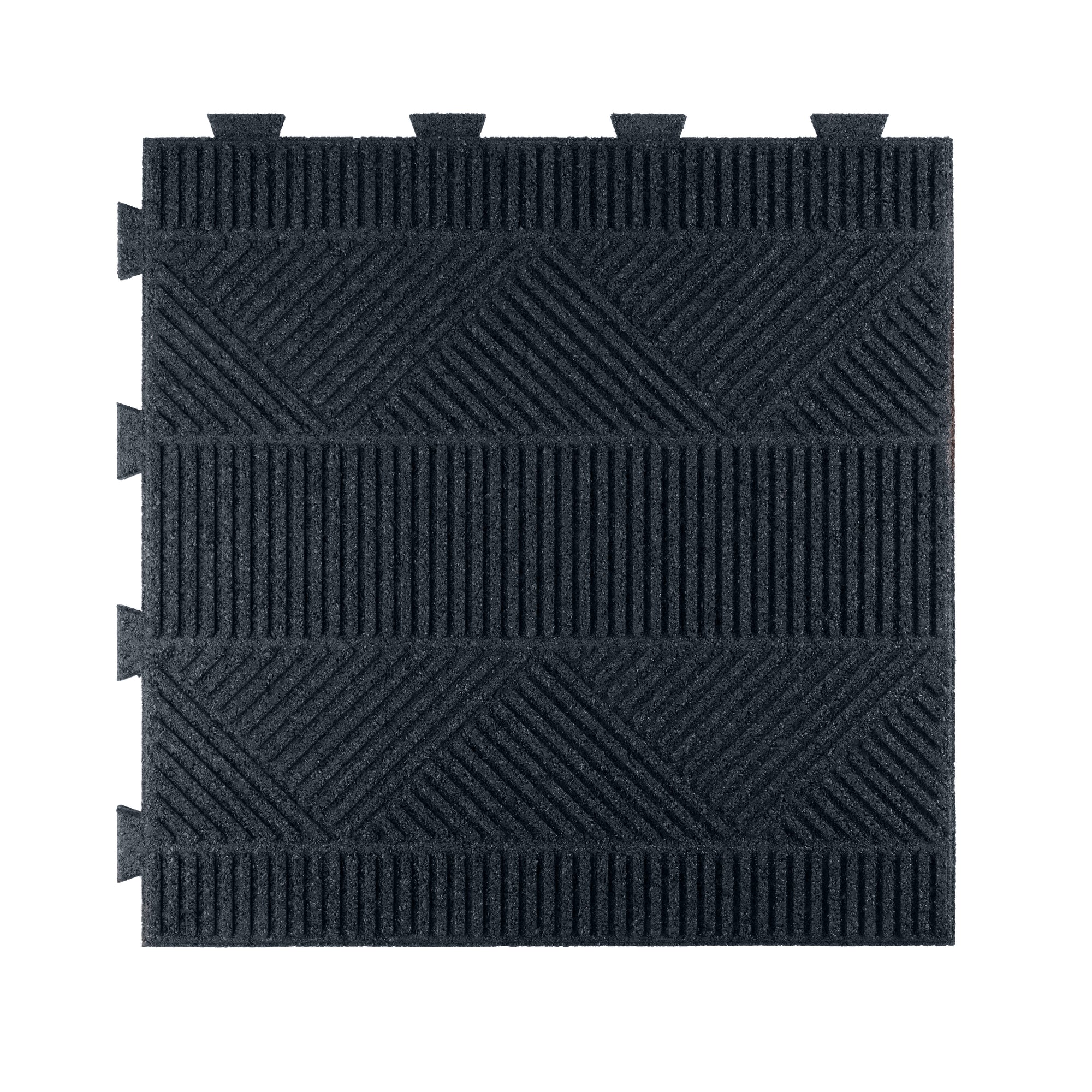 Dimensional Interlocking Rubber Paver Tile