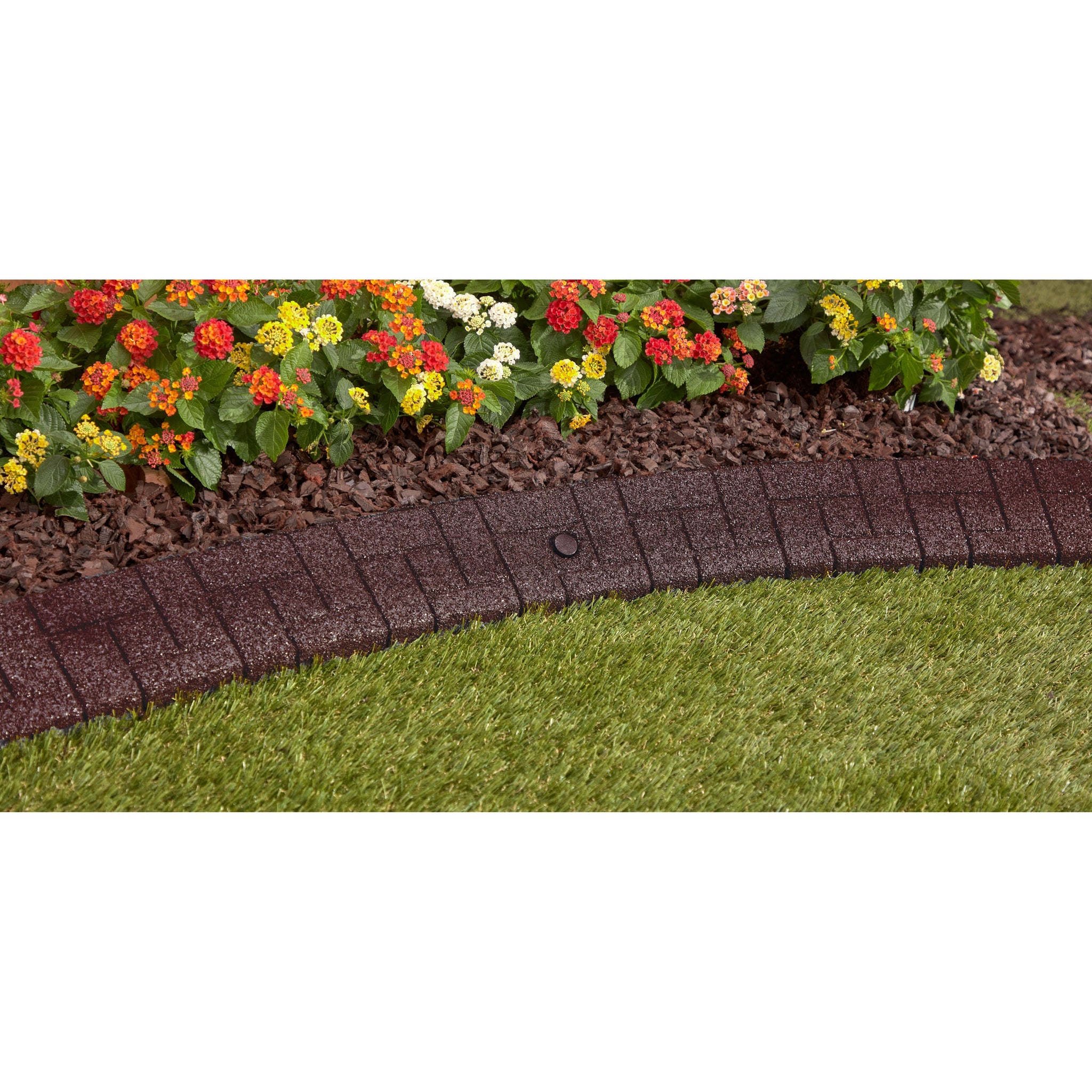 lowes rubber tree rings Angled Rubber Border