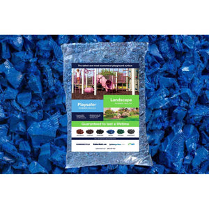 Landscape Rubber Mulch | Blue