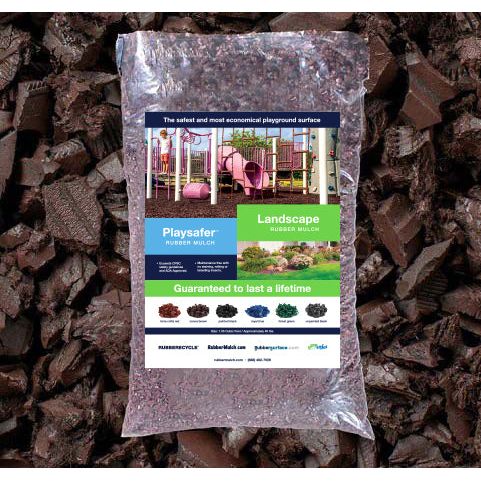 Commercial Playsafer Rubber Mulch | Cocoa Brown