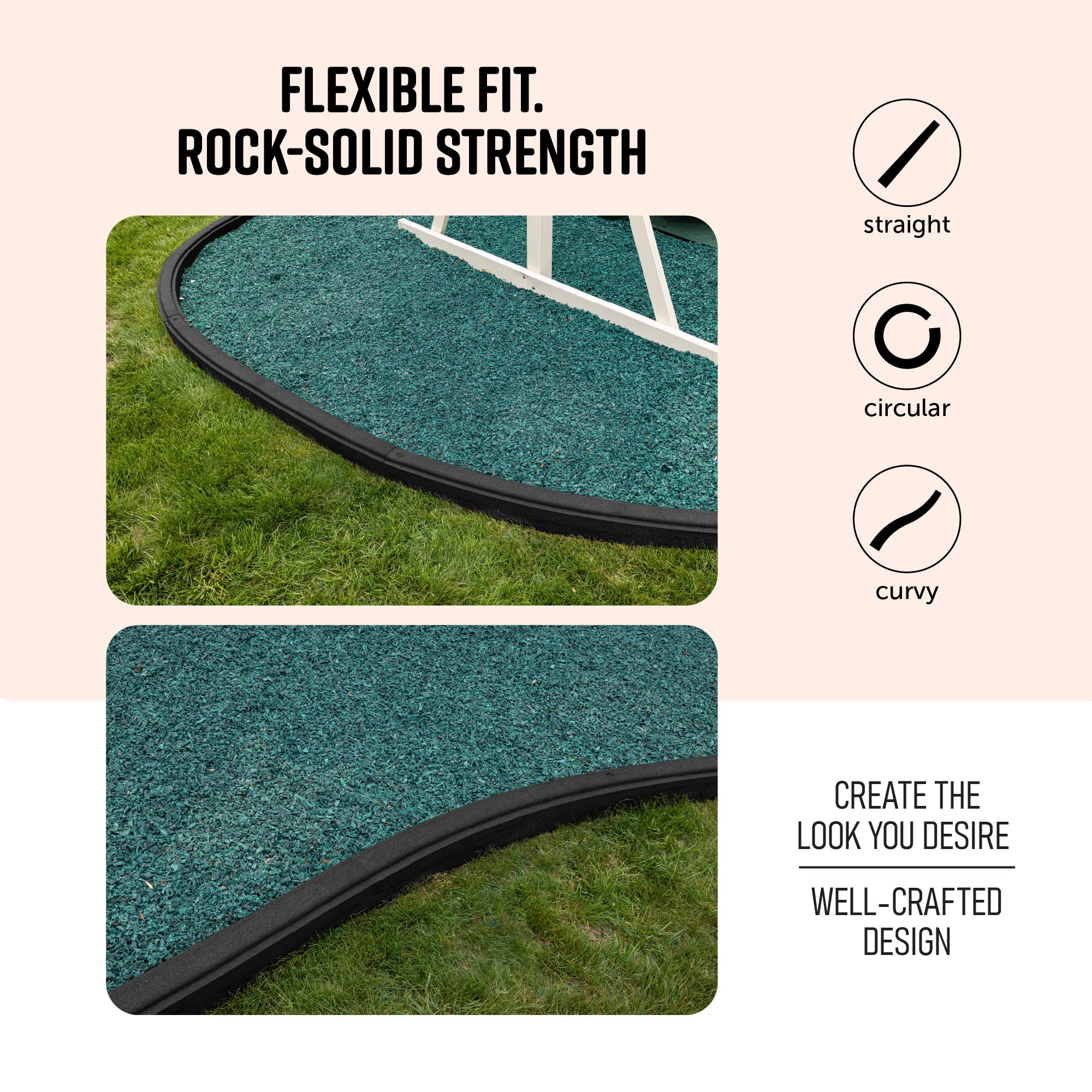 Rubber Borders - RubberMulch.com