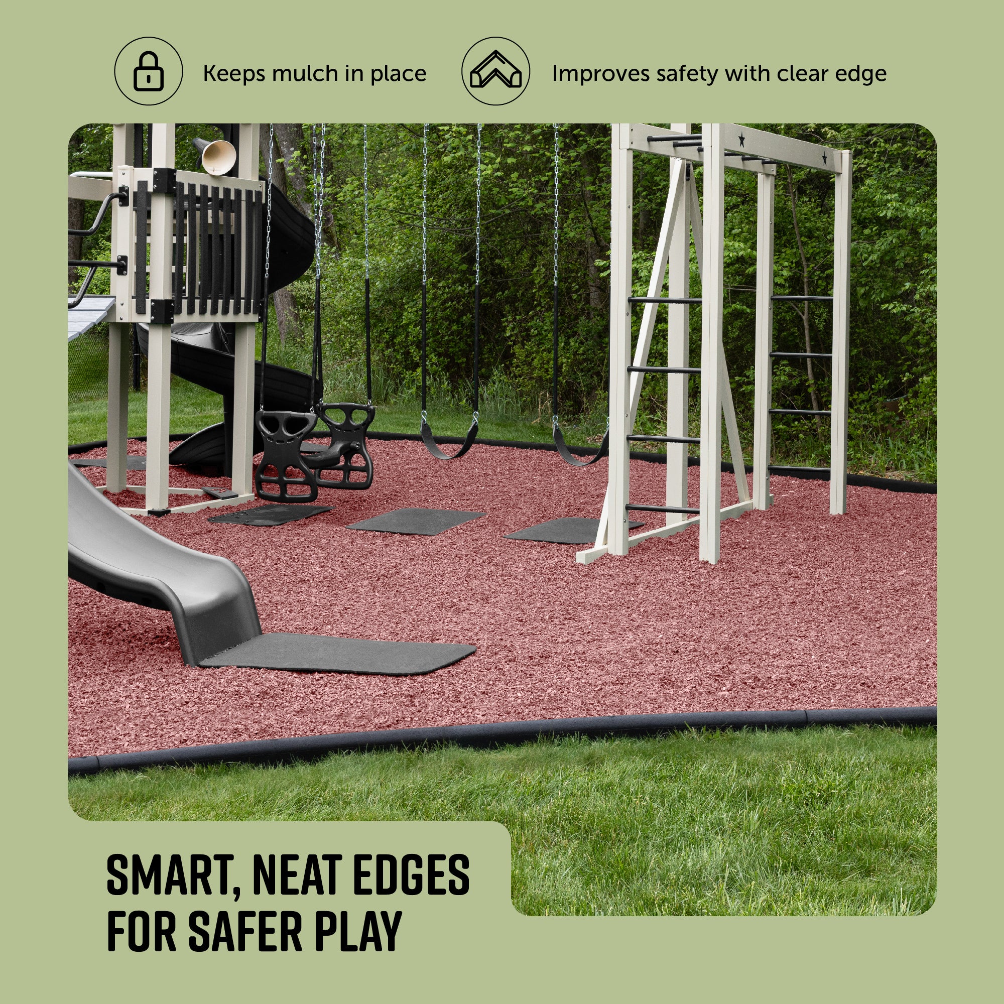 Rubber Borders - RubberMulch.com