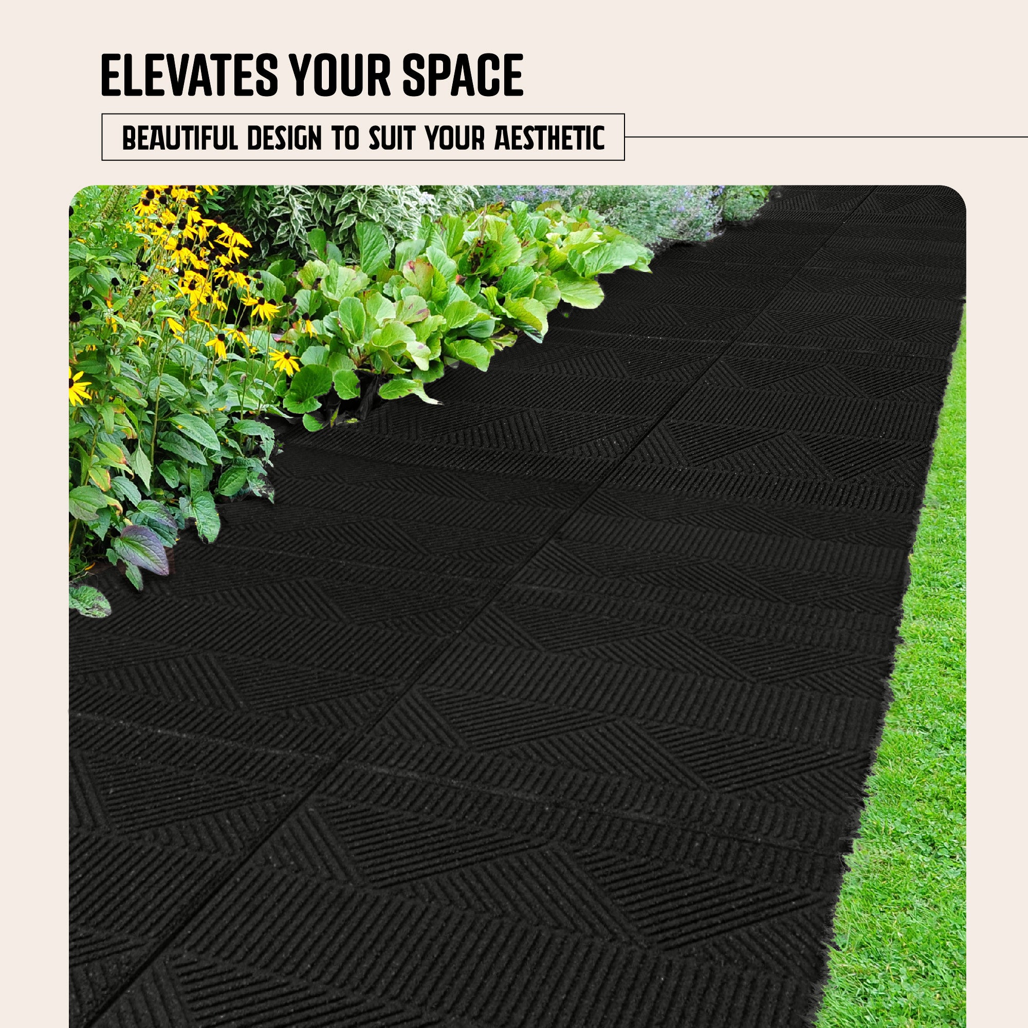 Aztect Rubber Brava Outdoor Interlocking Rubber Pavers Groundsmart Premium Rubber