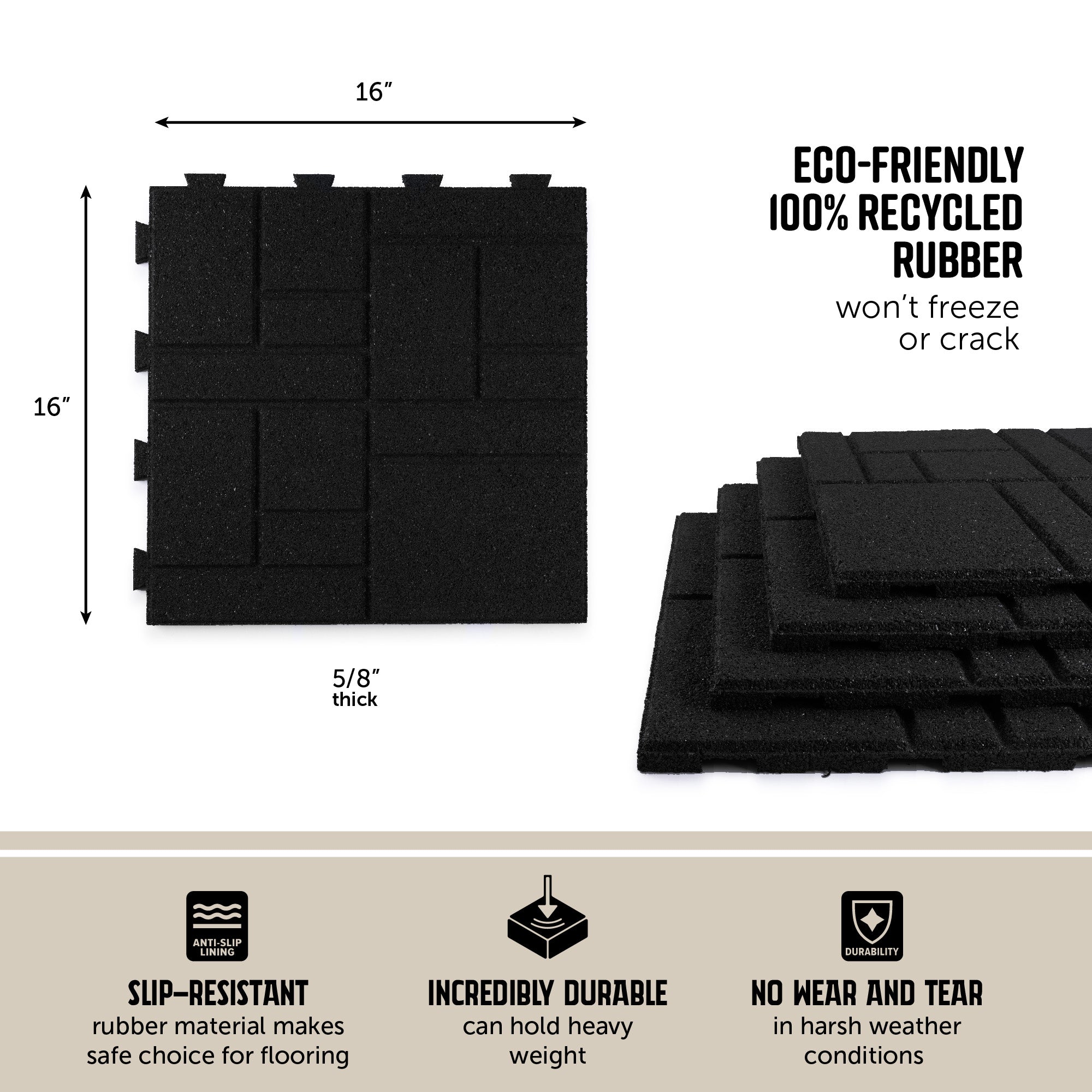 Rubber Pavers Interlocking at Sara Sugerman blog
