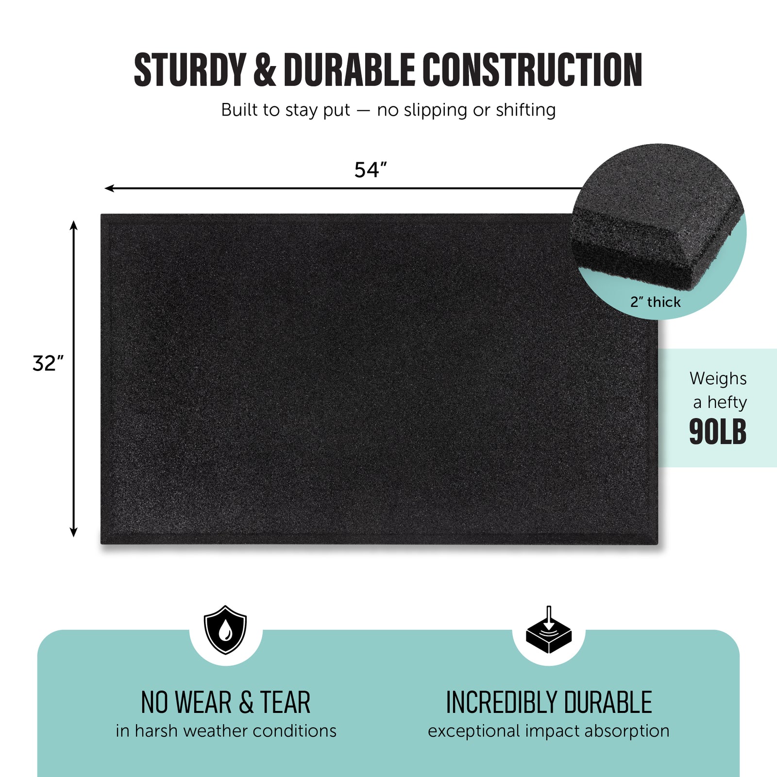 Commercial Rubber Swing Mat