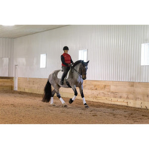 Surefoot Black (Unpainted) Playsafer® Rubber Mulch  is perfect for horse arenas