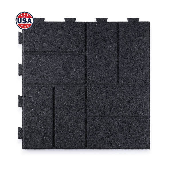 Brick Interlocking Rubber Paver Tile
