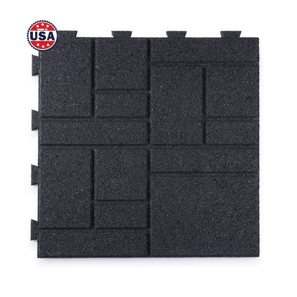 SquareScape Interlocking Rubber Paver Tile