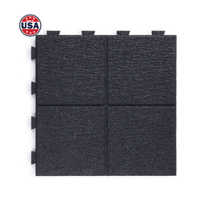 Foursquare Interlocking Rubber Paver Tile