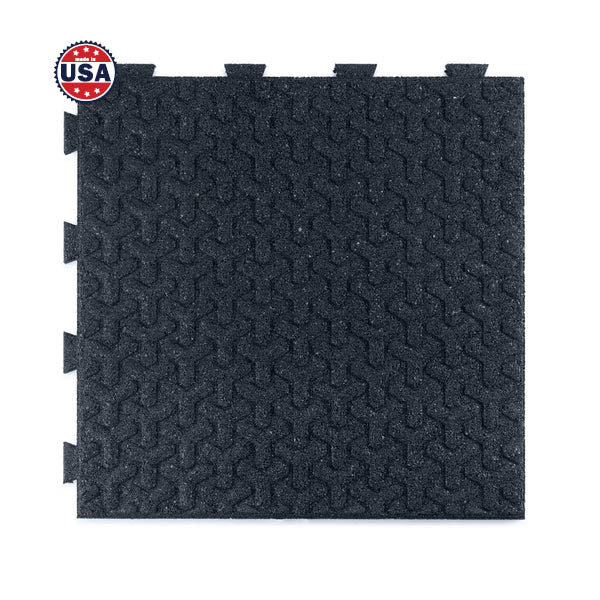 Windmill Interlocking Rubber Paver Tile