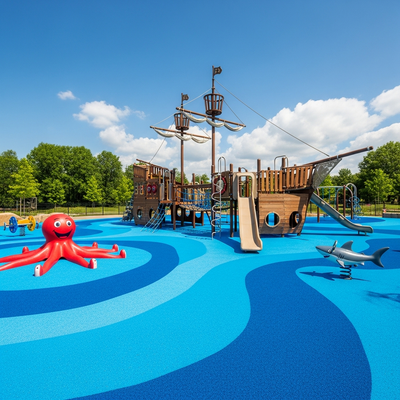 Blue mulch