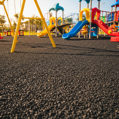 Unpainted Black mulch