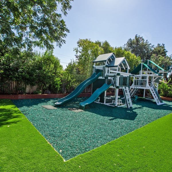 Grass Backyard Playground Ground Cover Playground Mulch THESE