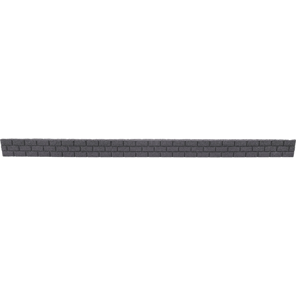 Rubble Border L Shape Rubber Border - Brick - RubberMulch.com
