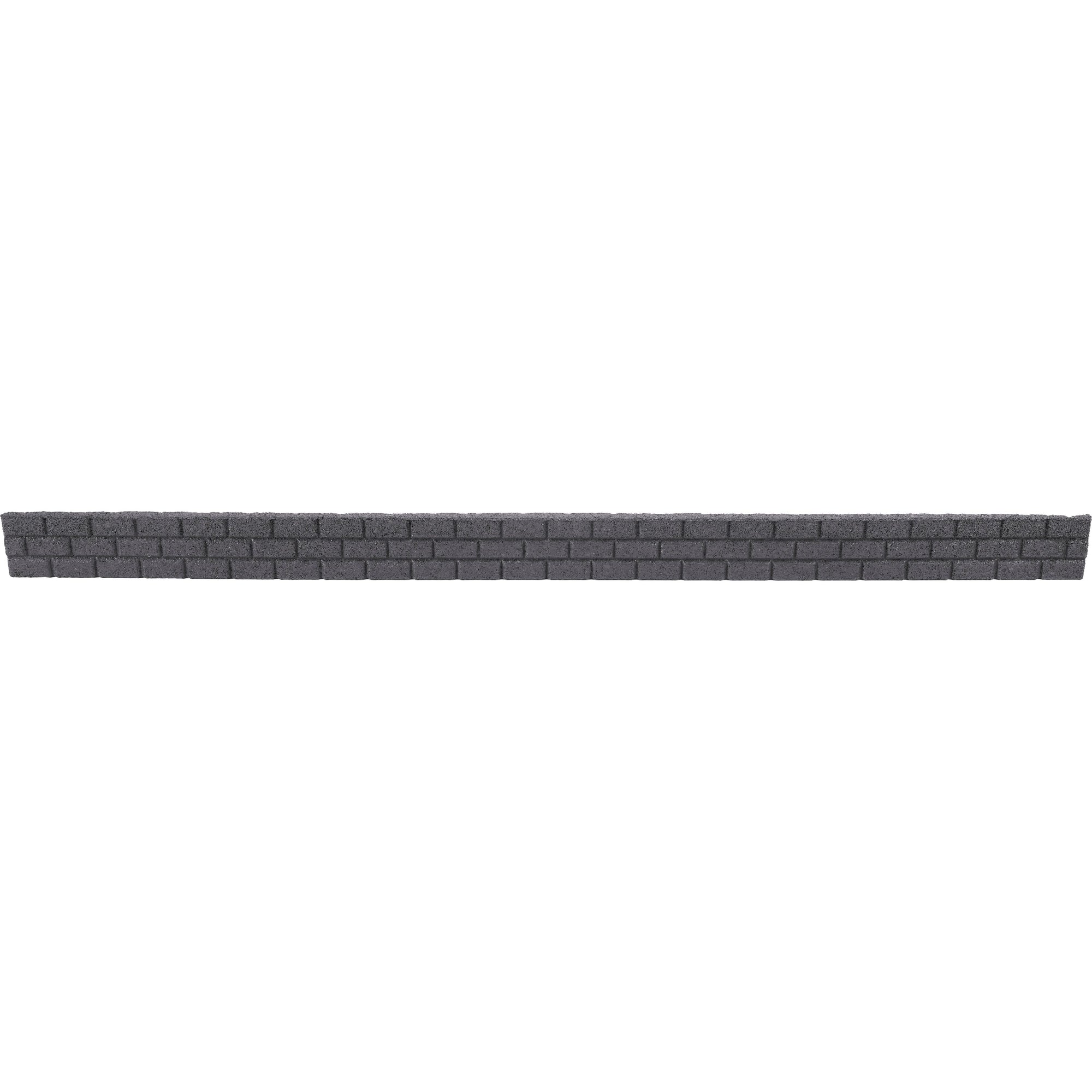 Rubble Border L Shape Rubber Border - Brick - RubberMulch.com