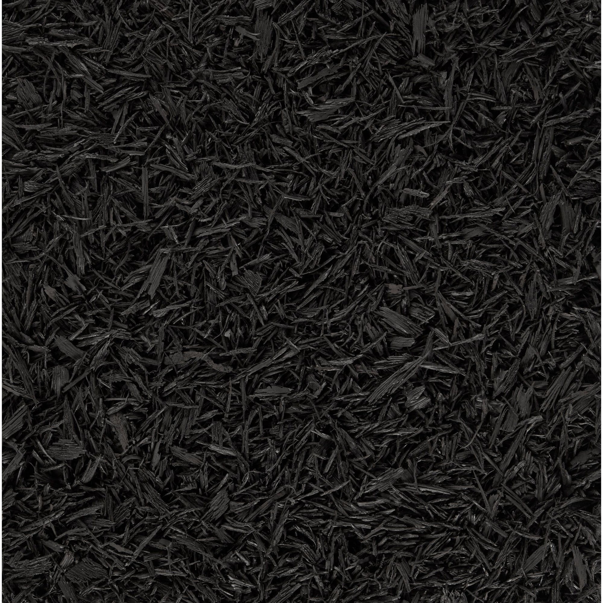 Shredded Black Rubber Mulch 100 Recycled RubberMulch