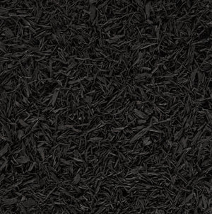Shredded Rubber Mulch | Black