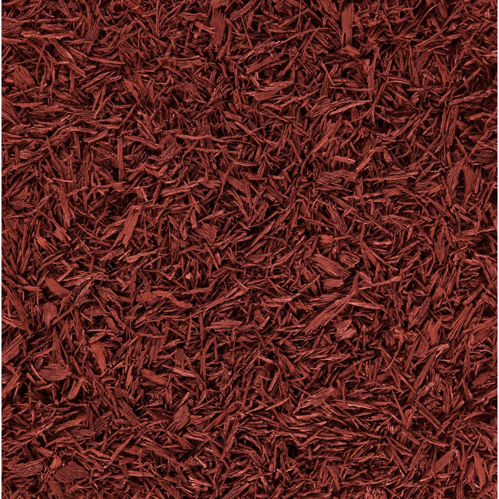 Shredded Rubber Mulch | Red