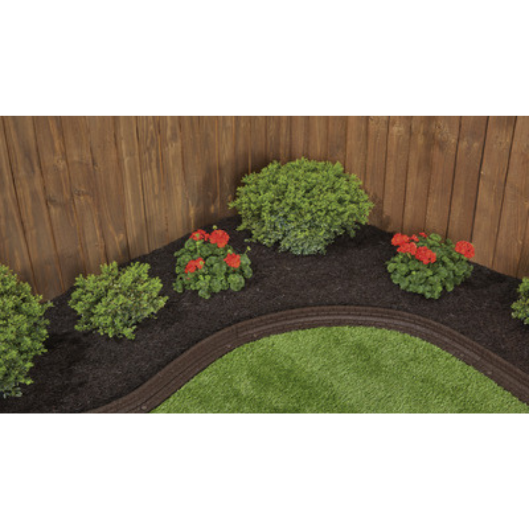 rubberific black recycled rubber 24 in tree ring Shredded Black Rubber Mulch - 100% Recycled | RubberMulch