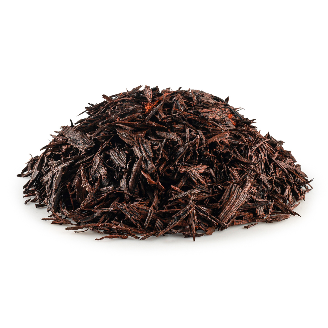 Shredded Rubber Mulch | Red