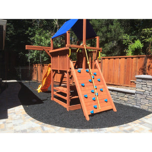 Playsafer Rubber Mulch | Painted Black