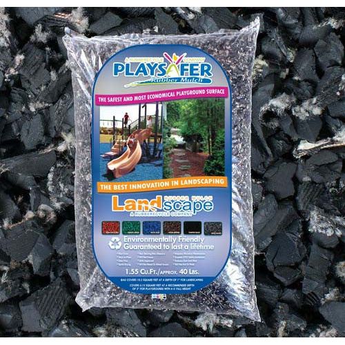 Dust-Free Horse Arena Footing 2000 lbs. / 77 Cu. Ft. Surefoot™ Rubber Mulch (50 Individual 40 lbs. Bags)